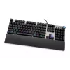 Laidinė mechaninė žaidimų klaviatūra IBOX AURORA K-4 — QWERTY, 108 klavišų, LED reguliuojamas apšvietimas, atspari vandeniui, USB, 1,6 m laidas