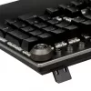 Laidinė mechaninė žaidimų klaviatūra IBOX AURORA K-4 — QWERTY, 108 klavišų, LED reguliuojamas apšvietimas, atspari vandeniui, USB, 1,6 m laidas
