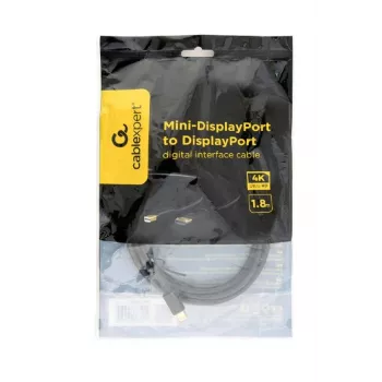 GEMBIRD Mini DisplayPort – DisplayPort skaitmeninis sąsajos kabelis 2,0 m – juodas