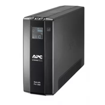 APC Back-UPS Pro, 1300VA/780W, bokštinis, 230V, 8x IEC C13 lizdai, AVR, LCD, keičiama baterija