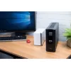 APC Back-UPS Pro, 1300VA/780W, bokštinis, 230V, 8x IEC C13 lizdai, AVR, LCD, keičiama baterija