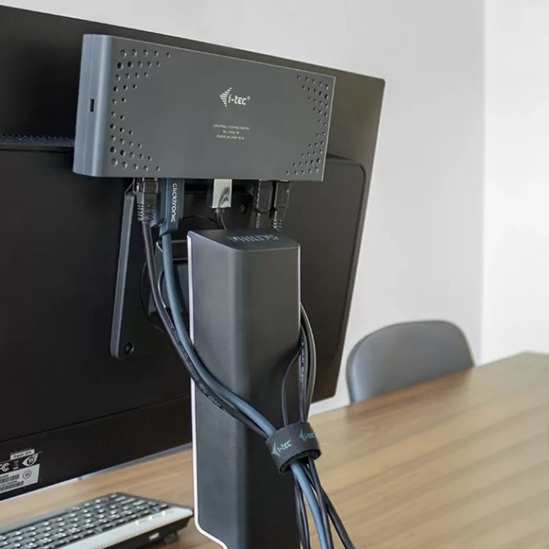 i-tec tvirtinimo laikiklis dokų stotelėms, skirtas monitoriams su VESA tvirtinimu
