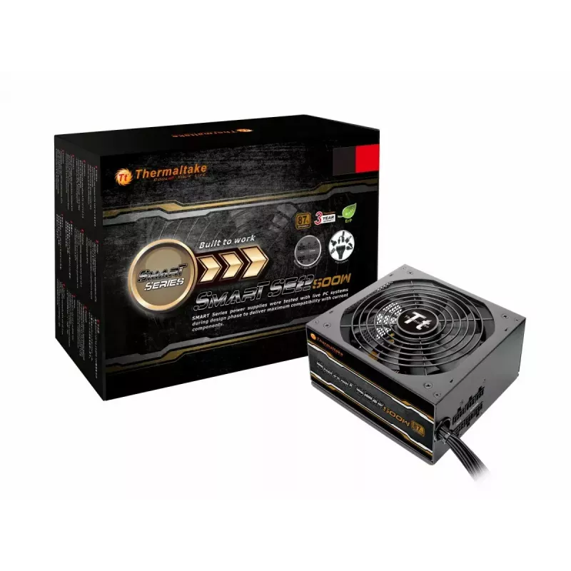 Maitinimo blokas - Thermaltake Smart SE2 500W modulinis (ef. 87%, viena +12V šyna)