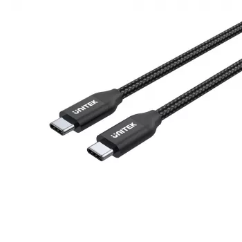 USB-C į USB-C laidas Unitek C14059BK — 2 m, 5 A, 20 V, 480 Mbit/s, juodas