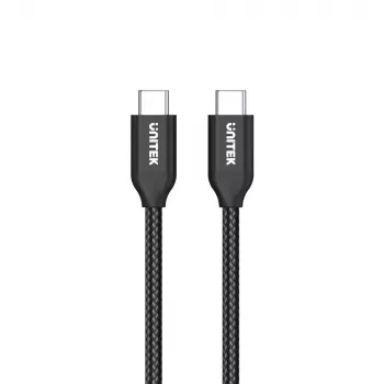 USB-C į USB-C laidas Unitek C14059BK — 2 m, 5 A, 20 V, 480 Mbit/s, juodas