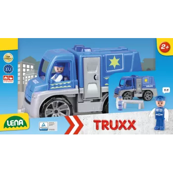 Žaislinis sunkvežimis Truck Lena TRUXX Policija su aksesuarais