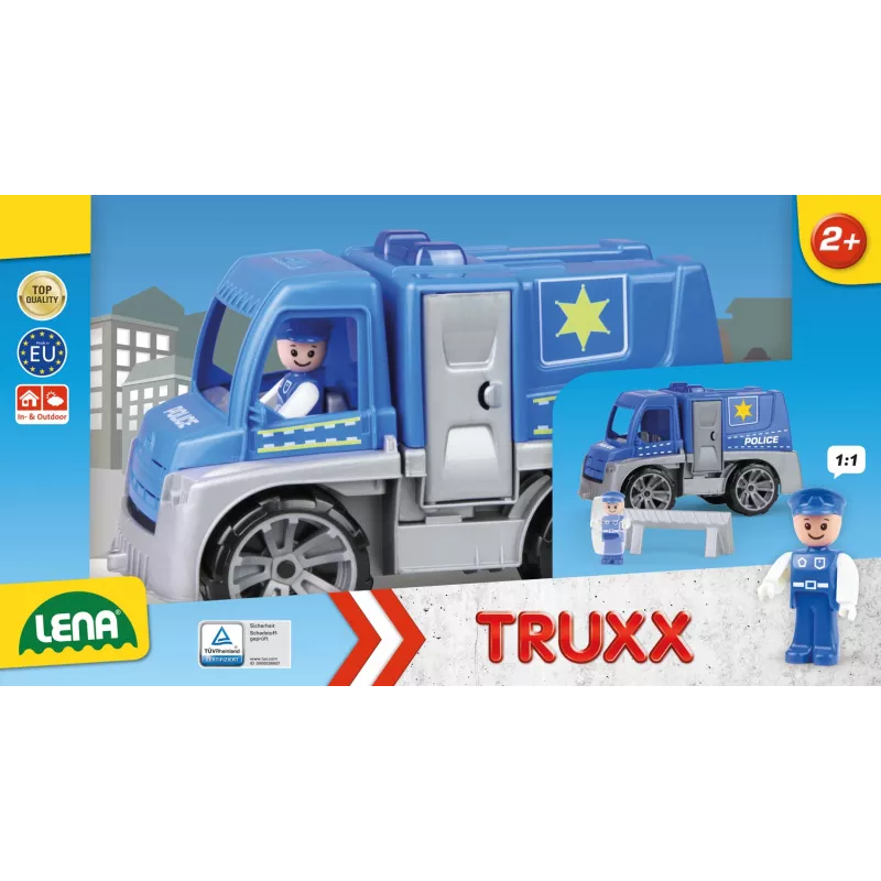 Žaislinis sunkvežimis Truck Lena TRUXX Policija su aksesuarais