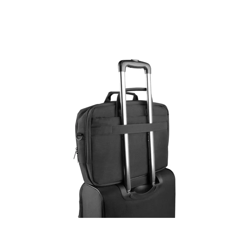 Dėklas nešiojamam kompiuteriui NATEC Gazelle 39,6 cm (15,6 colio) nailoninis, 2 skyriai, petnešėlė, juoda
