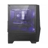 MSI MAG FORGE 100M Mid Tower kompiuterio korpusas, juodas, 2x 120 mm RGB PWM ventiliatorius, 1x 120 mm ventiliatorius, 1-6 RGB valdiklis, grūdintas stiklas, ATX, mATX, mini-ITX