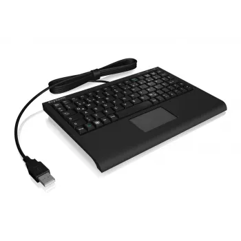 Klaviatūra KeySonic ACK-3410 (US) USB Office US English Juoda
