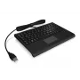 Klaviatūra KeySonic ACK-3410 (US) USB Office US English Juoda