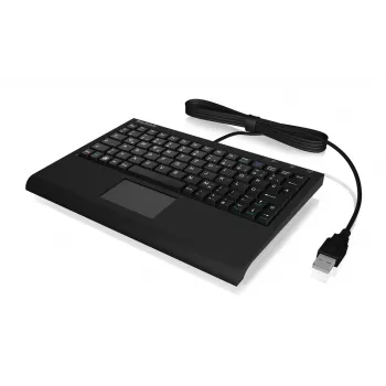 Klaviatūra KeySonic ACK-3410 (US) USB Office US English Juoda