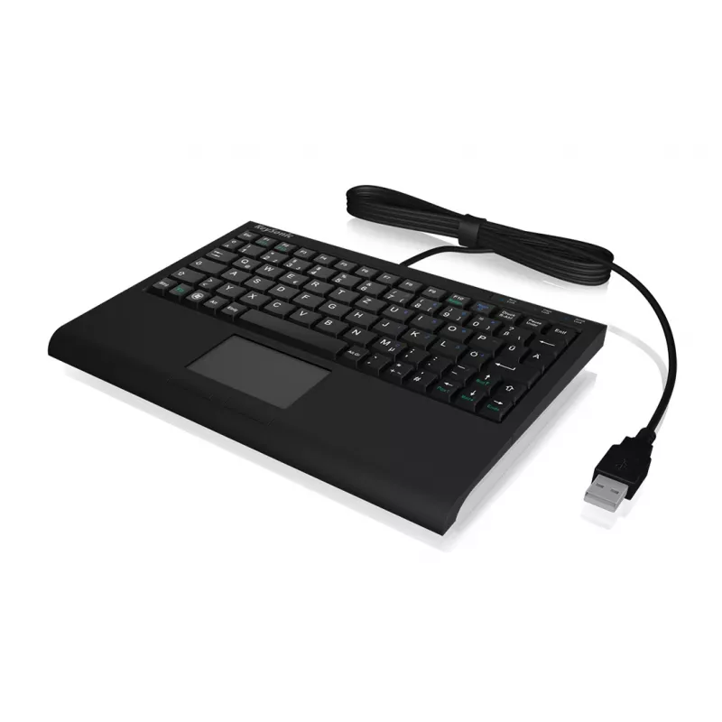 Klaviatūra KeySonic ACK-3410 (US) USB Office US English Juoda
