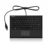 Klaviatūra KeySonic ACK-3410 (US) USB Office US English Juoda