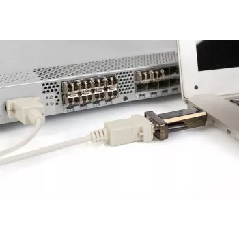 DIGITUS USB 2.0 į RS232 konverteris, DSUB 9M su USB A laidu 80 cm