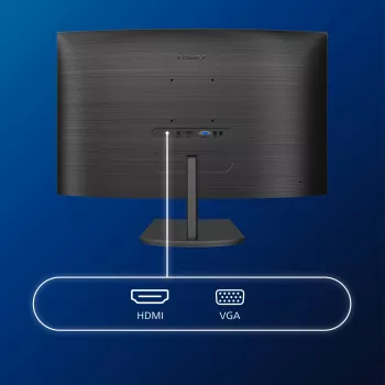 Philips E Line 271E1SCA/00 68,6 cm (27 inch) Full HD lenktas monitorius, juodas
