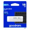 USB atmintukas GOODRAM UME2 16 GB USB Type-A 2.0, baltas, 20 MB/s skaitymas, 5 MB/s rašymas