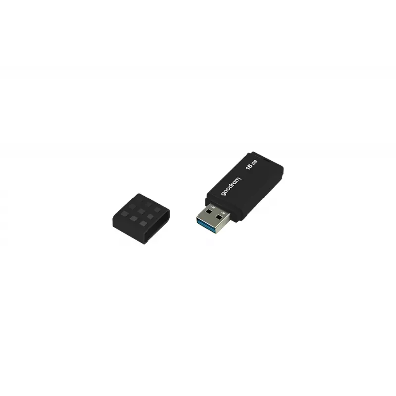 USB atmintukas GOODRAM UME3 16 GB USB Type-A 3.2 Gen 1 (USB 3.0), juodas, 60/20 MB/s