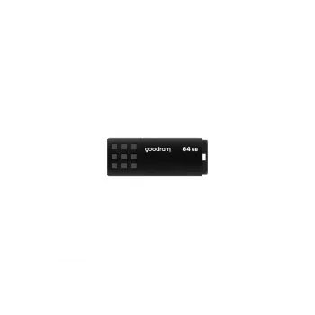 USB atmintukas GOODRAM UME3 64 GB USB Type-A 3.2 Gen 1, skaitymas 60 MB/s, rašymas 20 MB/s, juodas