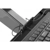 DIGITUS DA-90372 Sieninis reguliuojamo aukščio darbo stalas su monitoriaus laikikliu, juodas