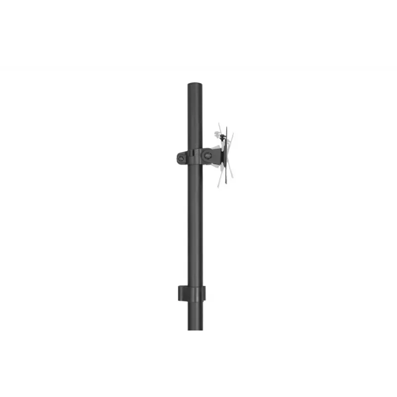 DIGITUS DA-90374 mobilioji darbo stotelė (monitoriaus laikiklis, kompiuterio laikiklis) max. 8 kg apkrova, iki 32 col. ekranui – juoda