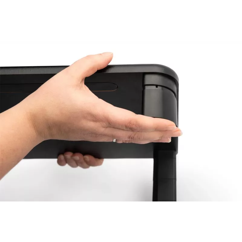 DIGITUS reguliuojamo aukščio stalinis monitoriaus pakėlimo stovas 400x280x143mm, maksimali apkrova iki 10 kg