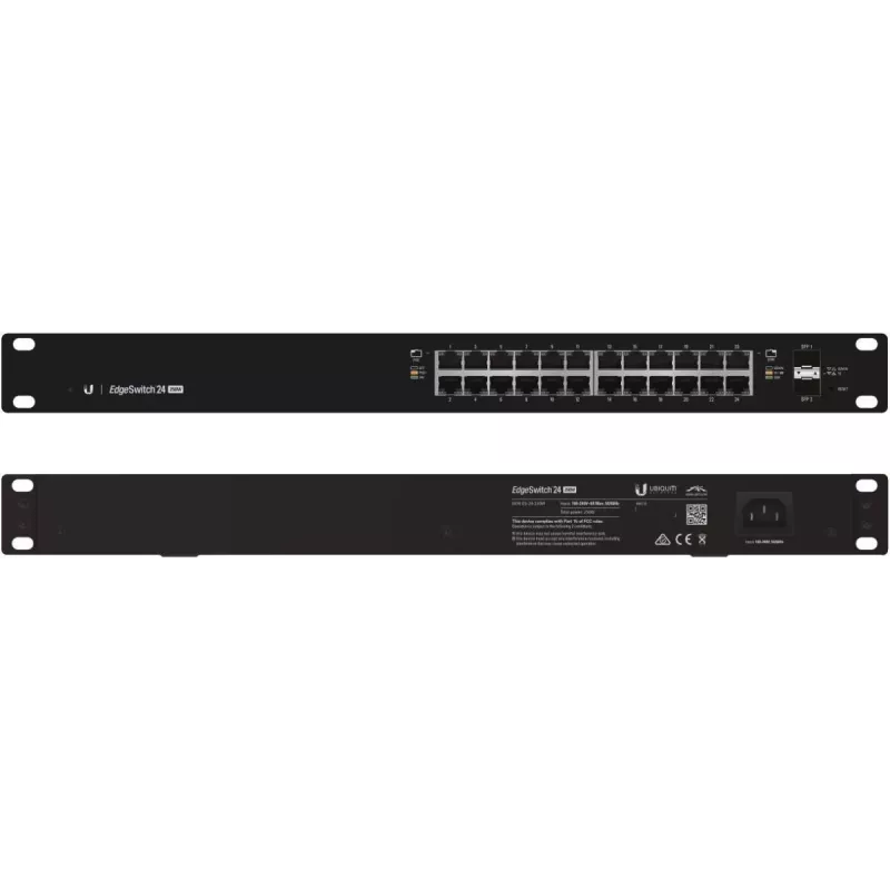 UBIQUITI NETWORKS EdgeSwitch 24 250W valdomas PoE+ gigabitinis jungiklis