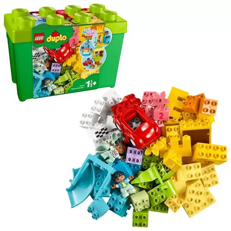 LEGO DUPLO 10914 Plytų dėžutė – 65 dalių konstravimo rinkinys mažiems vaikams nuo 1,5 metų