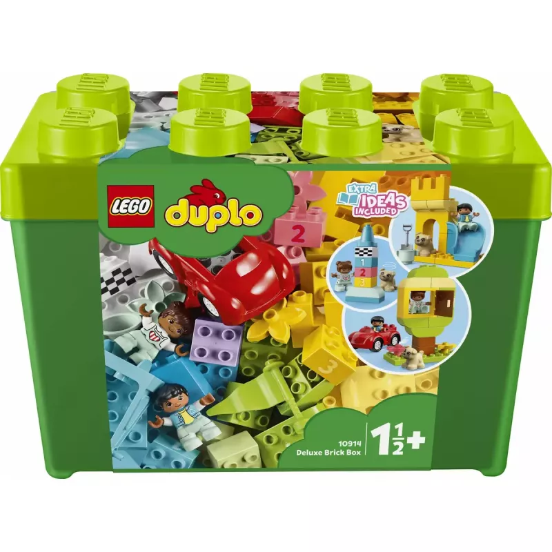LEGO DUPLO 10914 Plytų dėžutė – 65 dalių konstravimo rinkinys mažiems vaikams nuo 1,5 metų