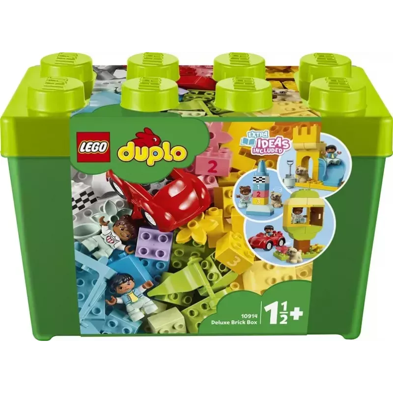 LEGO DUPLO 10914 Plytų dėžutė – 65 dalių konstravimo rinkinys mažiems vaikams nuo 1,5 metų