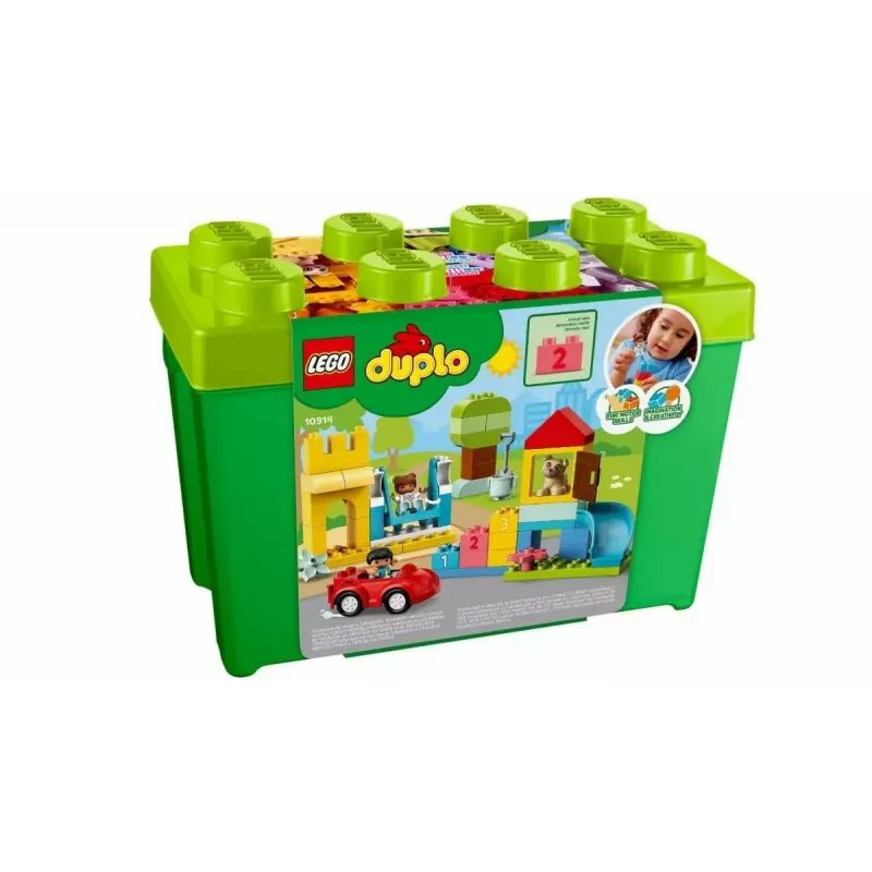 LEGO DUPLO 10914 Plytų dėžutė – 65 dalių konstravimo rinkinys mažiems vaikams nuo 1,5 metų