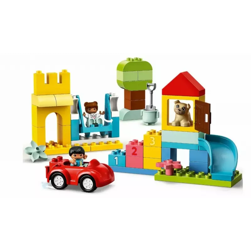 LEGO DUPLO 10914 Plytų dėžutė – 65 dalių konstravimo rinkinys mažiems vaikams nuo 1,5 metų