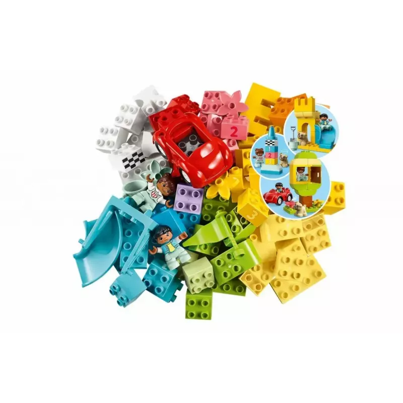 LEGO DUPLO 10914 Plytų dėžutė – 65 dalių konstravimo rinkinys mažiems vaikams nuo 1,5 metų