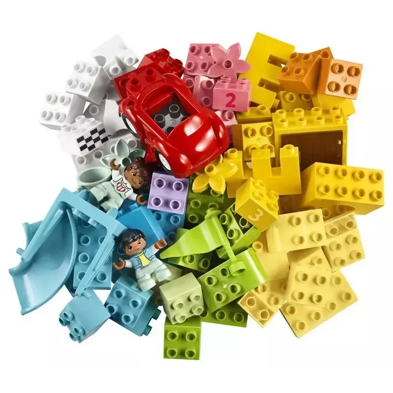 LEGO DUPLO 10914 Plytų dėžutė – 65 dalių konstravimo rinkinys mažiems vaikams nuo 1,5 metų