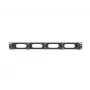 Kabelių valdymo panelė LANBERG AK-1205-B, 1U, metalinė, 19 colių (482,6 mm) plotis, 80 mm gylis, juoda