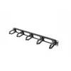 Kabelių valdymo panelė LANBERG AK-1205-B, 1U, metalinė, 19 colių (482,6 mm) plotis, 80 mm gylis, juoda