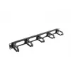 Kabelių valdymo panelė LANBERG AK-1205-B, 1U, metalinė, 19 colių (482,6 mm) plotis, 80 mm gylis, juoda