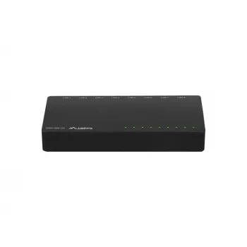 LANBERG jungiklis Dsp2-1008-12v 8x 1gb/s nevaldomas Gigabit Ethernet stalinis 12v