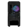 GENESIS Irid 503 ARGB Micro Tower, juodas, permatomas