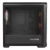 GENESIS Irid 503 ARGB Micro Tower, juodas, permatomas