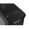 GENESIS Irid 503 ARGB Micro Tower, juodas, permatomas