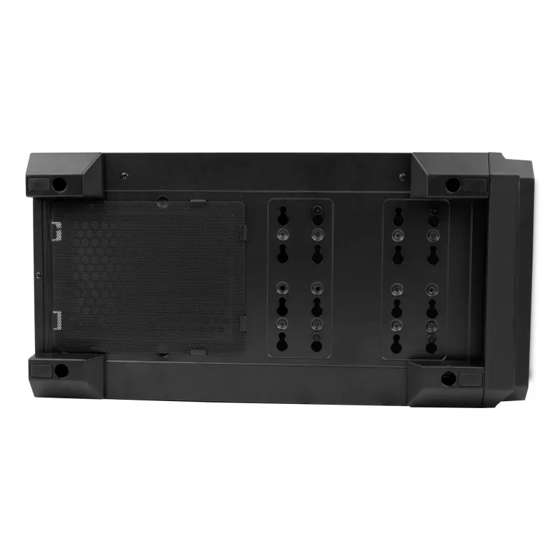 GENESIS Irid 503 ARGB Micro Tower, juodas, permatomas