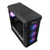 GENESIS Irid 503 ARGB Micro Tower, juodas, permatomas