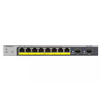 NETGEAR GS110TP valdomas L2/L3/L4 gigabaitinis Ethernet (10/100/1000) maitinimas per Ethernet (PoE) pilkas