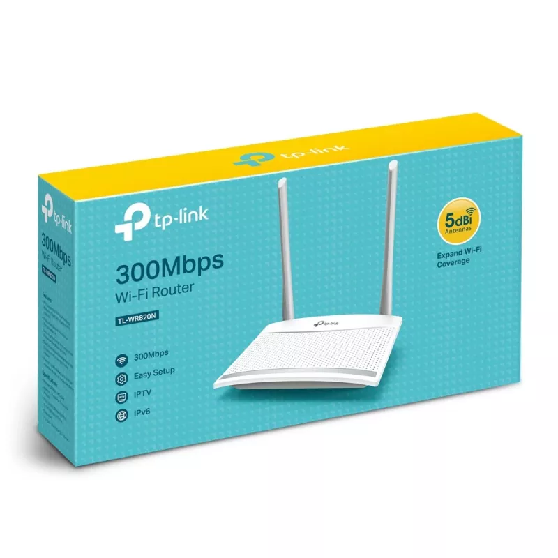 TP-Link TL-WR820N belaidis maršrutizatorius Fast Ethernet vieno dažnio juosta (2.4 GHz) baltas