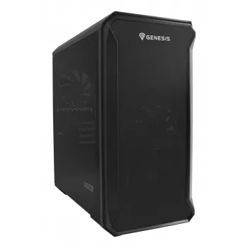 GENESIS Irid 503 Micro Tower korpusas, juodas