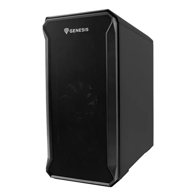 GENESIS Irid 503 Micro Tower korpusas, juodas
