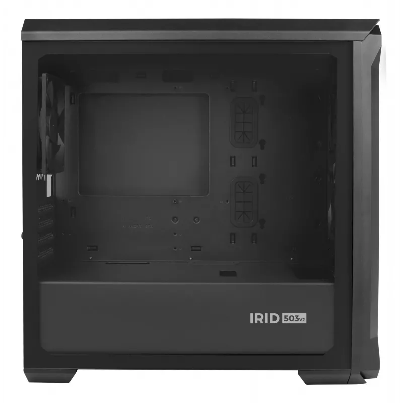 GENESIS Irid 503 Micro Tower korpusas, juodas