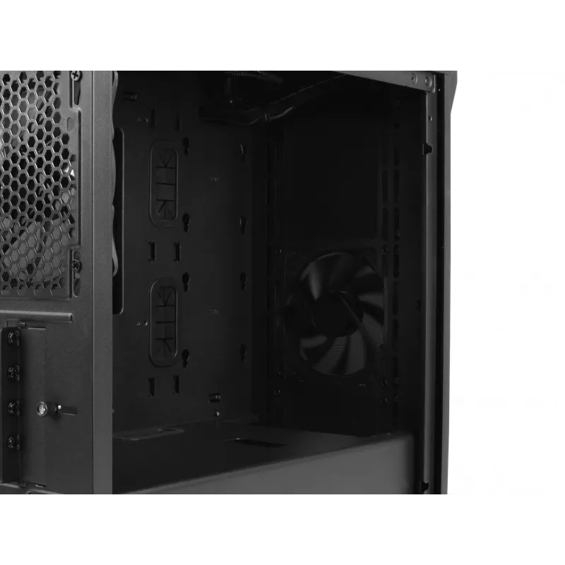 GENESIS Irid 503 Micro Tower korpusas, juodas