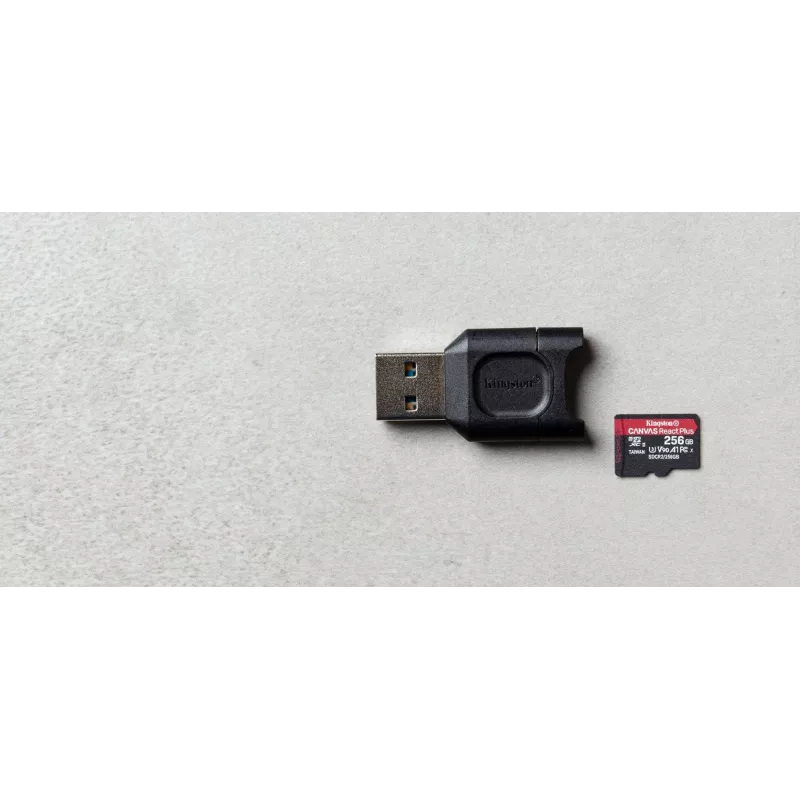Kingston MobileLite Plus kortelių skaitytuvas USB 3.2 Gen 1 (3.1 Gen 1) Type-A juodas